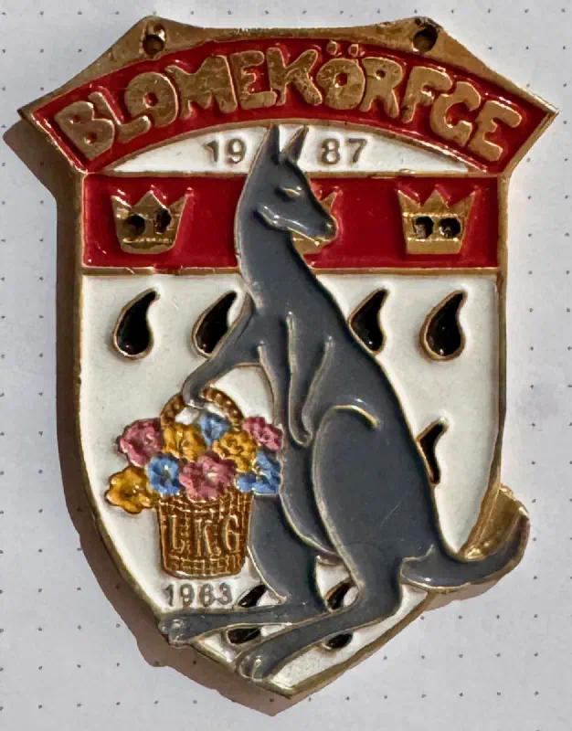 (Känguru vor Kölner Wappen), Bild 1